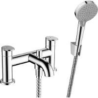 Hansgrohe HG VERNIS Blend set pronto per l'installazione f Miscelatore a 2 fori per bordo vasca w Br cromo 71461000