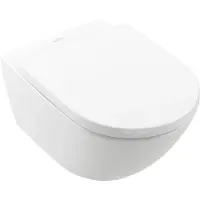 Villeroy & Boch Subway 3.0 WC à fond creux Combi-Pack, ovale, suspendu, TwistFlush, 370x560x360mm, 4670TSR1, 4670TSR1