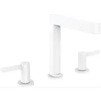 Hansgrohe Finoris robinetterie de lavabo 3 trous 160 avec vidage Push-Open, portée 169mm, 76034700, 76034700