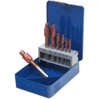 HBM Set di frese a profilo 7 pezzi HSS - 5% Cobalto