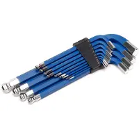 AOK Set di chiavi a brugola metriche lunghe da 13 pezzi con magnete, FORMATI GRANDI