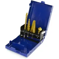 HBM Set di punte per lamiera TIN da 4 pezzi con attacco HEX