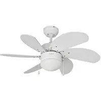 EDM Ventilatore A Soffitto Aral 50w 76 Cm