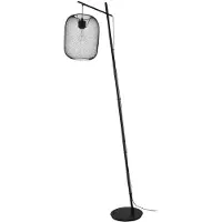 Eglo Piantana Wrington, altezza 194 cm, nero, acciaio