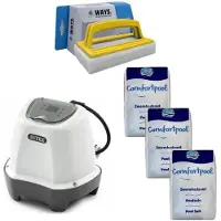 Intex - Sistema di acqua salata 26662GS &per piscina 60 kg & spazzola WAYS