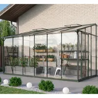 E.P.H. Schmidt Serra addossata Vitavia "Osiris 7800" smeraldo 7,8 m² Vetro di sicurezza temperato da 3 mm, HKP da 6 mm