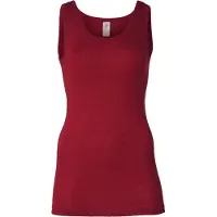 Engel Women's Tank Top Intimo lana merinos Donna (38/40, rosso)