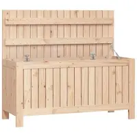 vidaXL Cassapanca da giardino 108x42,5x54 cm in legno di pino massiccio