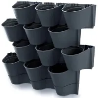 Prosperplast Vaso Da Fiori Wall Garden Vertical 67x17.7x57 Cm