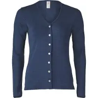 Engel Women's Fine Ribbed Cardigan Giacca di lana Donna (38/40, blu)