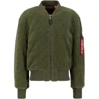 Alpha industries Orsetto Uomo Ma-1 Teddy Sage Green