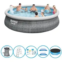 Bestway Set veloce per piscina - 457x107 cm - Accessori inclusi