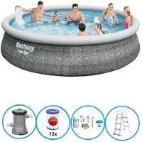 Bestway Set rapido per piscina - 457x107 cm - Bundel per piscina