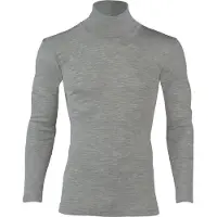 Engel Roll-neck L/S Intimo lana merinos Uomo (50/52, grigio)