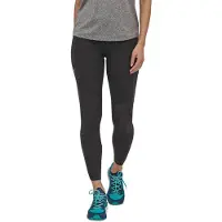 Patagonia Women's Endless Run 7/8 Tights Leggings da running Donna (L, nero)