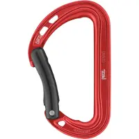 Petzl Spirit Bent Gate Moschettoni a leva rosso