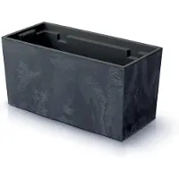 Prosperplast Vaso Da Fiori Urbi Case Beton Effect Collection 39.5x18.5x19.5 Cm