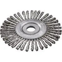 Metabo Spazzola rotonda 150x0,5x6 /22,23 mm, acciaio, annodata