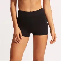 Seafolly Women's Collective Boyleg Parte inferiore bikini Donna (40, nero)