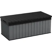 Keter Cassetta da giardino Darwin 380L grigio