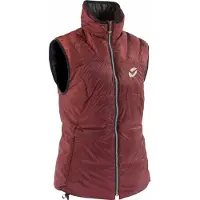 Valandre - Piumino da sci smanicato - Selva F Red Black per Donne in Pelle - Taglia S - rosso