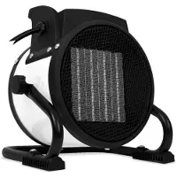 Vonroc Termoventilatore elettrico 1000W/2000W - ceramica - bianco