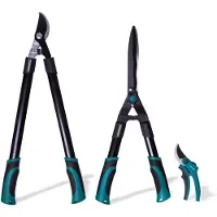 Vonroc Set cesoie da potatura | 3 pezzi