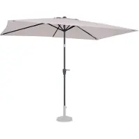 Vonroc Ombrellone Rapallo 200x300cm - Parasole rettangolare Premium | Beige