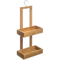 Five Simply Smart Organizer Per Doccia In Bambù Con 2 Ripiani