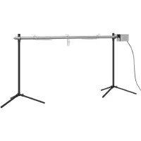 Super Merchant Spiedo automatico per barbecue con motore Acciaio inox 150x46,5x82,5 cm