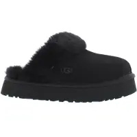 Ugg Sabot Disquette in camoscio e pelliccia