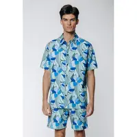 Colourful Rebel Jive Flower Short Sleeve Shirt Multicolor Taglia: L | Camicie Casual Outlet | Uomo