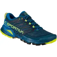 La Sportiva Akasha II Scarpe per trail running Uomo (43, blu/verde)