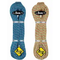BEAL - Set di 2 mezze corde - Ice Line 8.1mm Golden Dry Pack Anis Emeraude - Taglia 2 x 60m - Giallo