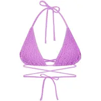 Boochen Women's Ipanema Top Parte superiore bikini Donna (L, lilla)