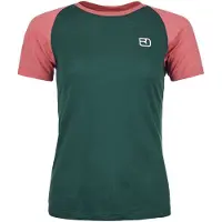 Ortovox Women's 120 Tec Fast Mountain T-Shirt Maglia merino Donna (XS, verde)