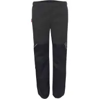 TROLLKIDS Kid's Lofoten Rain Pants Pantaloni antipioggia Bambini (128, nero)