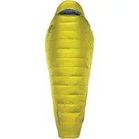 Therm-A-Rest - Sacco a pelo in piumino ultraleggero e resistente - Parsec 20F/-6C Larch in Nylon - Taglia Small - Giallo