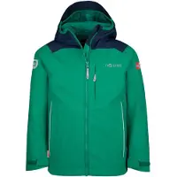 TROLLKIDS Kids Bergen Jacket Giacca antipioggia Bambini (116, turchese)
