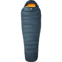 Mountain Equipment - Sacco a pelo in piuma - Majolica Blue in Pelle - Taglia Sinistra - Blu navy