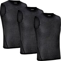 Gripgrab Ultralight Sleeveless Mesh Baselayer 3-Pack Maglia funzionale (M, nero)