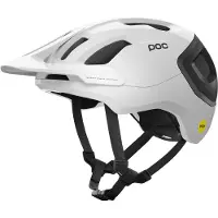 POC Axion Race MIPS Casco per bici (59-62 cm - L, grigio/bianco)