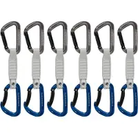 Mammut Workhorse Keylock Quickdraws Rinvio (12 cm - Straight / Bent Gate, grigio)
