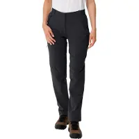Vaude Women's Farley Stretch Pants III Pantaloni da trekking Donna (42 - Regular, nero)