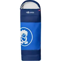 TROLLKIDS Kid's Midnight Sun Dreamer Sacco a pelo bambini Bambini (150-185 x 65 cm - Body Length: 130-170 cm, blu)