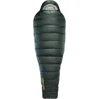 Therm-A-Rest - Sacco a pelo in piumino ultraleggero - Hyperion 0°C / 32°F Black Forest in Pelle - Taglia Lungo - Grigio