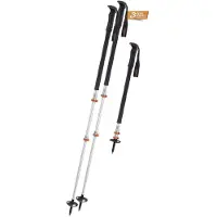 Komperdell - Bâtons de ski de randonnée/splitboard - Titanal Exp Pro in Alluminio - Grigio