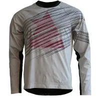 Zimtstern Protechzonez Shirt L/S Maglietta da ciclismo Uomo (S, grigio)