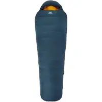 Mountain Equipment - Sacco a pelo in piuma - Helium 400 Majolica Blue in Pelle - Taglia Sinistra - Blu navy