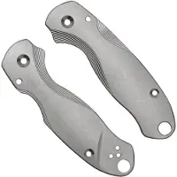 Flytanium Spyderco Para 3 Scales, Lotus Titanium, guancette